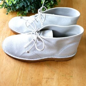 Tory Burch Bergen Cracked Leather Desert Boot 7.5